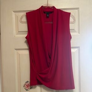 EUC Kenneth Cole Sleeveless Wrap Blouse